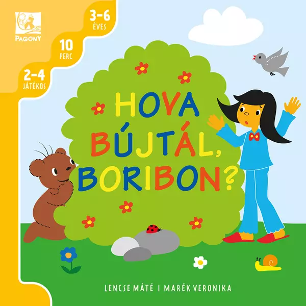 Unde te-ai ascuns, Boribon - carte pentru copii în lb. maghiară