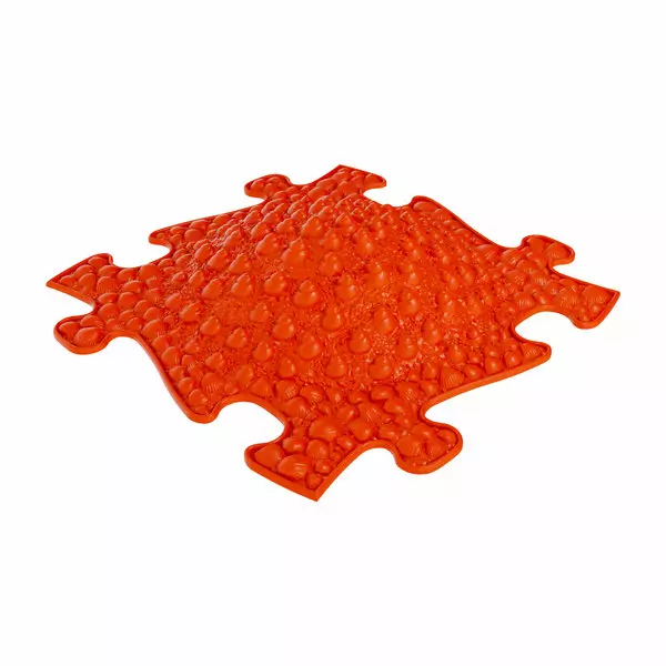 Muffik: Kemény tengerparti kagylós kiegészítő darab szenzoros szőnyegekhez - piros