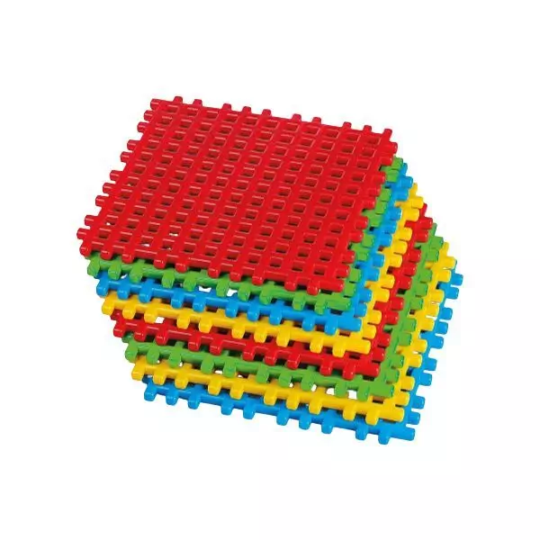 Vafe - jucărie de construcție din plastic, 8 piese de bază