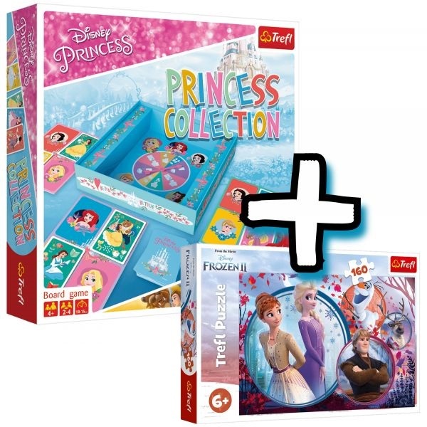 Luscious Great ability Prințesele Disney: Colecție de prințese - joc de societate cu instrucțiuni  în lb. maghiară și puzzle 160 piese cadou - Tulli.ro
