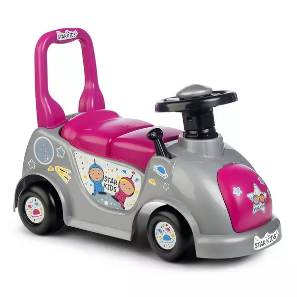 Mașinuță fără pedale - pink-gri