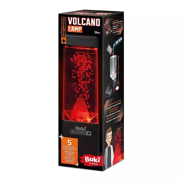 Buki: Vulkán dekor lámpa 5 kísérlettel