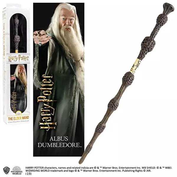 Harry Potter: Dumbledore baghetă magică și semn de carte 3D
