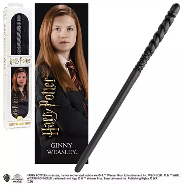 Harry Potter: Ginny Weasley baghetă magică și semn de carte
