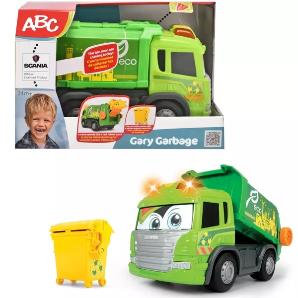 Dickie: Gary Garbage mașină de gunoi cu lumină și sunet