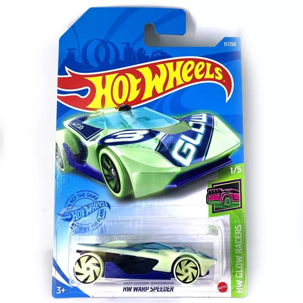 Hot Wheels Glow Racers: HW Warp Speeder kisautó