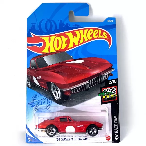 Hot Wheels Race Day: Mașinuță 64 Corvette Sting Ray