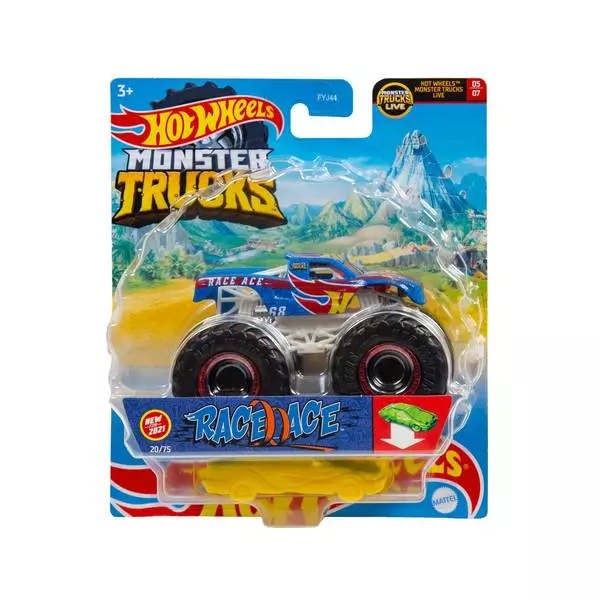 Hot Wheels Monster Trucks: Mașinuță Race Ace