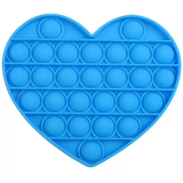 Pop It Now! Push Pop Bubble Heart joc de ameliorare a stresului - albastru
