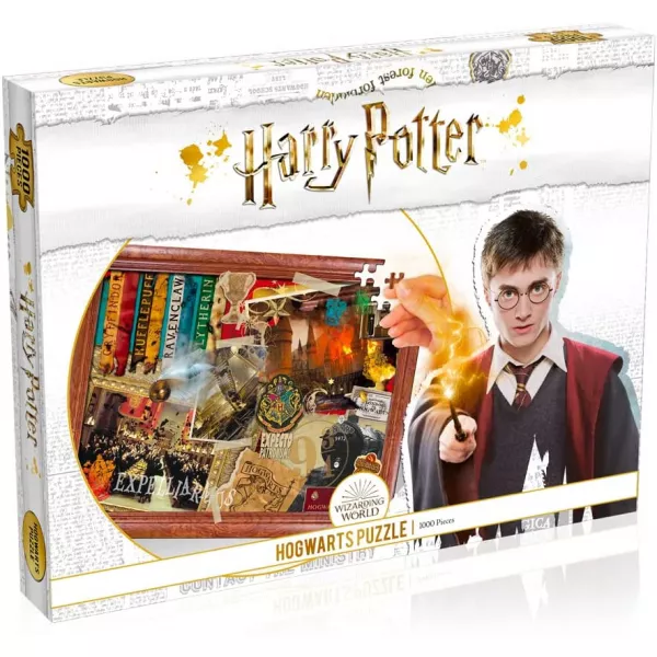 Harry Potter: Roxfort kollázs puzzle - 1000 darabos