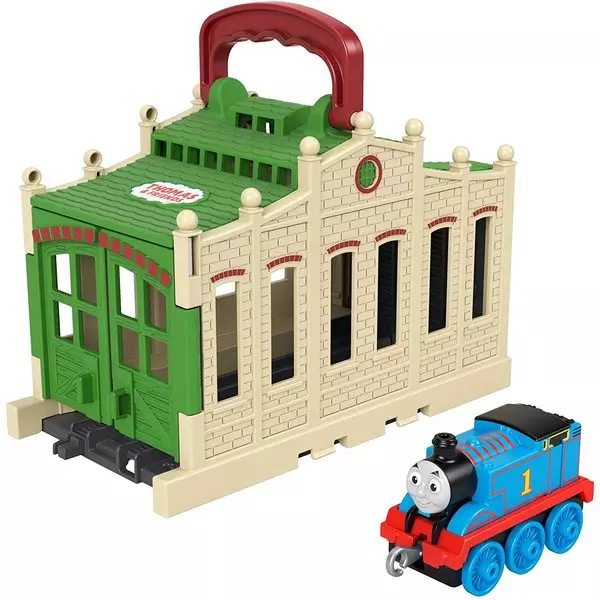 Locomotiva Thomas: Mini-set de joacă Connect and Go Thomas