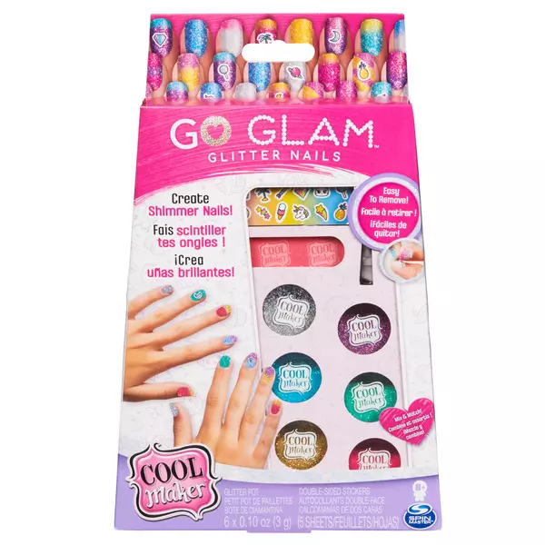 Cool Maker: Go Glam - Set de manichiură cu sclipici