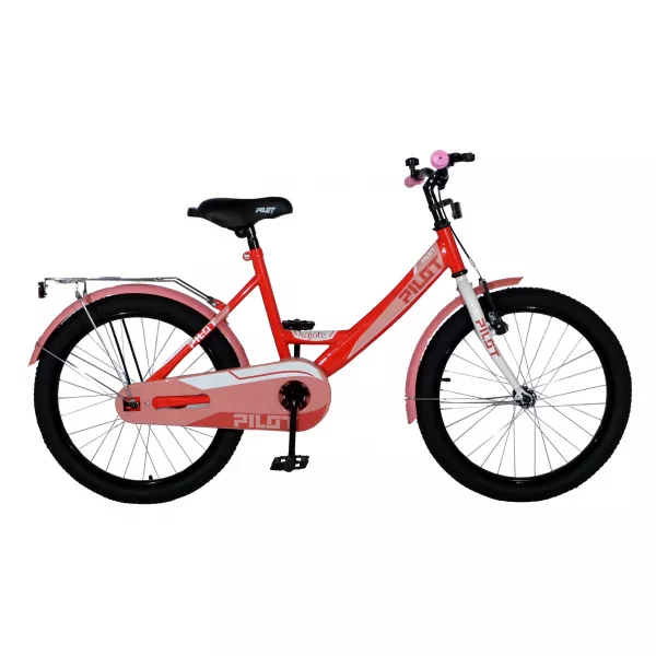 Pilot: Kajote Gyermek kerékpár - 20-as méret, piros-rózsaszín