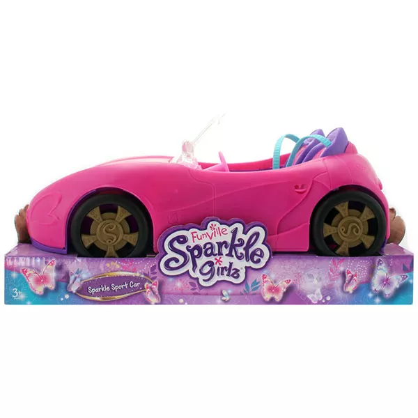 Sparkle Girlz - Rózsaszín kabrió autó