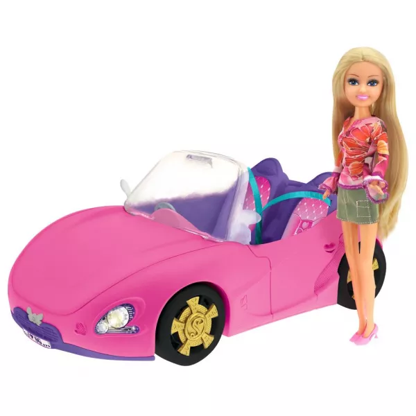 Sparkle Girlz - mașină decapotabilă cu păpușă