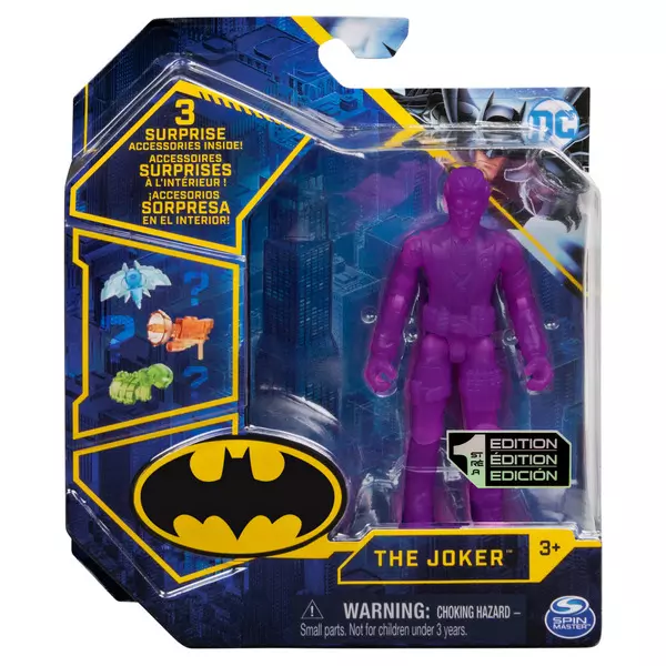 DC Batman: Figurină acțiune Joker cu accesorii - mov