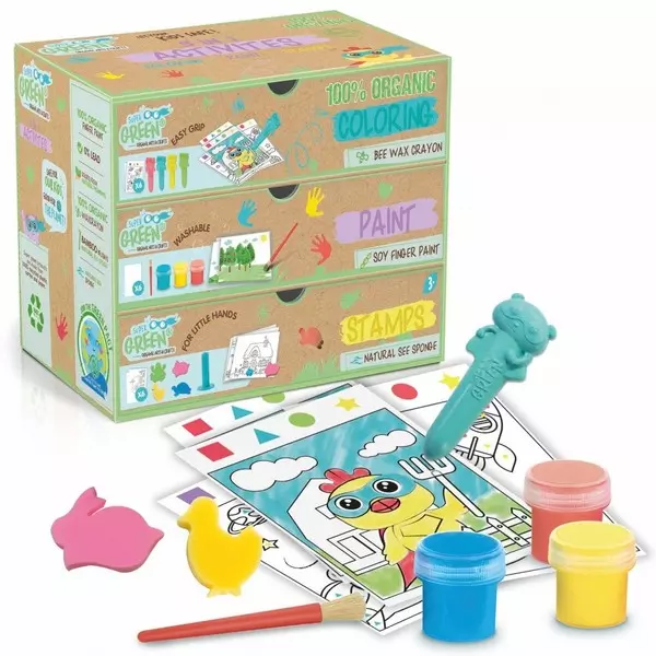 Canal Toys: Super Green - set creativ 3-în-1
