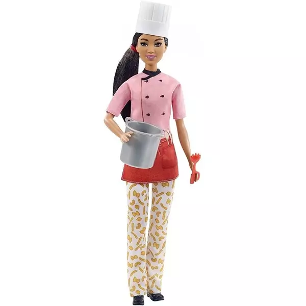 Barbie karrier baba: Sötétbarna hajú szakács Barbie