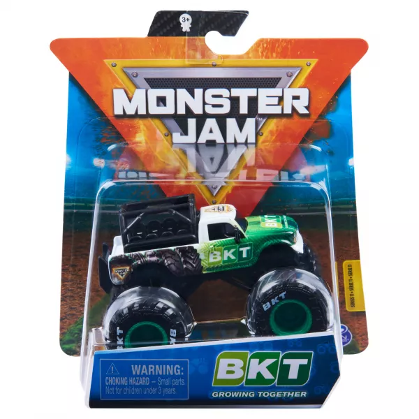 Monster Jam: Mașinuță BKT Growing Together cu brățară silicon