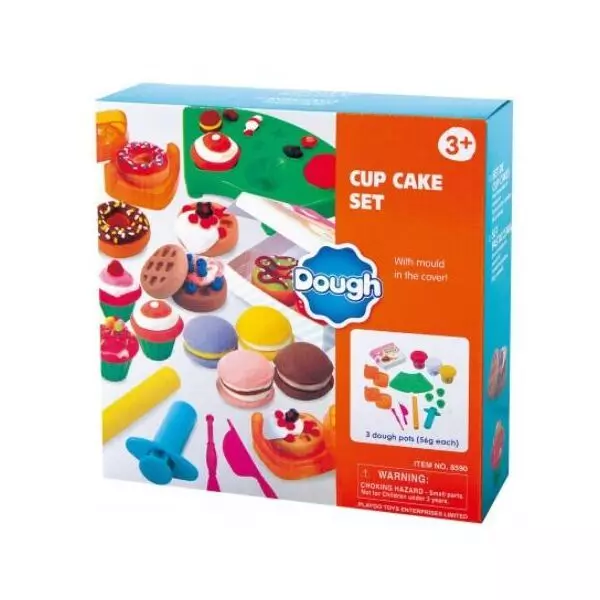 Playgo: Cupcake készítő gyurmaszett