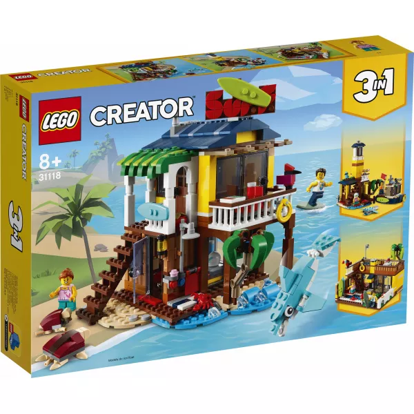 LEGO Creator: Tengerparti ház szörfösöknek 31118 - CSOMAGOLÁSSÉRÜLT