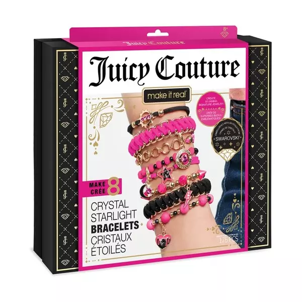 Make-It-Real: Juicy Couture and Swarovski - Kristály csillagfény karkötők