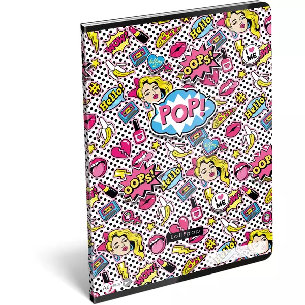 Lollipop POP: caiet maculator capsat - A4