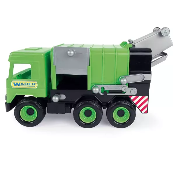 Wader: Middle Truck kukásautó, 42 cm - zöld