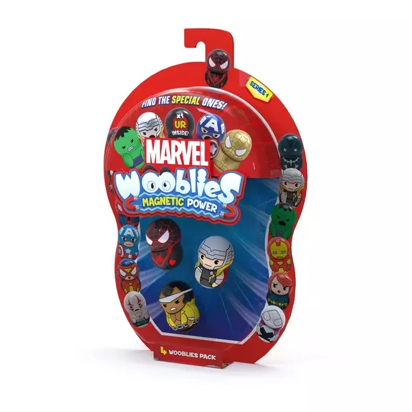 Woobles Marvel: Pachet de figurine - 4 bucăți