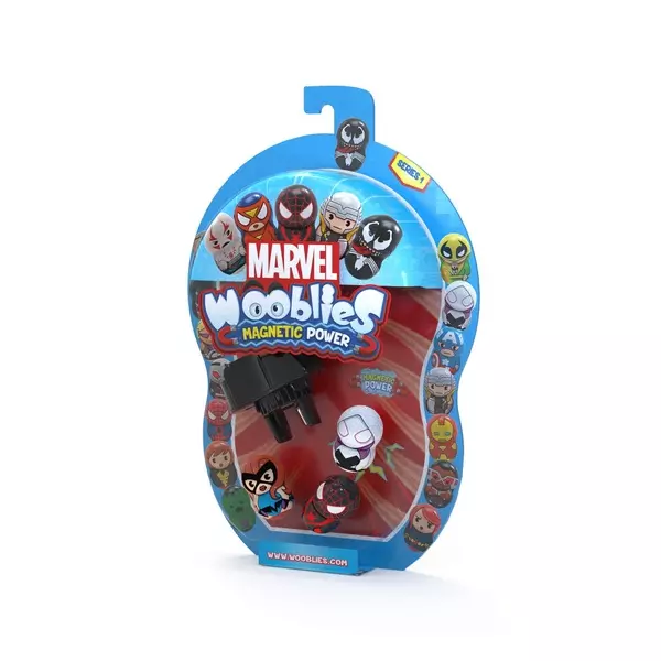 Woobles Marvel: Pachet surpriză cu 3 figurine și lansator