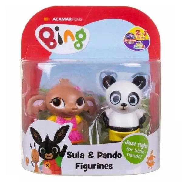 Bing és barátai: 2 db-os műanyag figura szett - Sula és Pando
