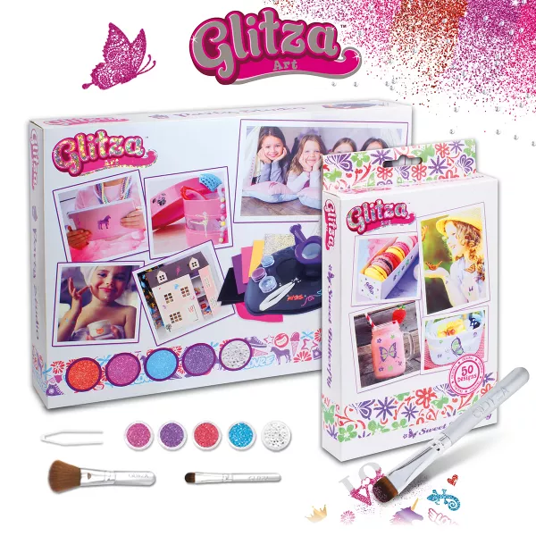 Glitza: csillámtetoválás Party Stúdió 180 mintával ajándék 50 mintás édes pillangók szettel