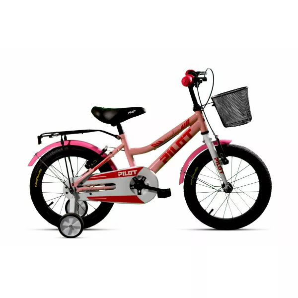 Pilot: Mriceles Gyermek kerékpár - 12-es méret, pink
