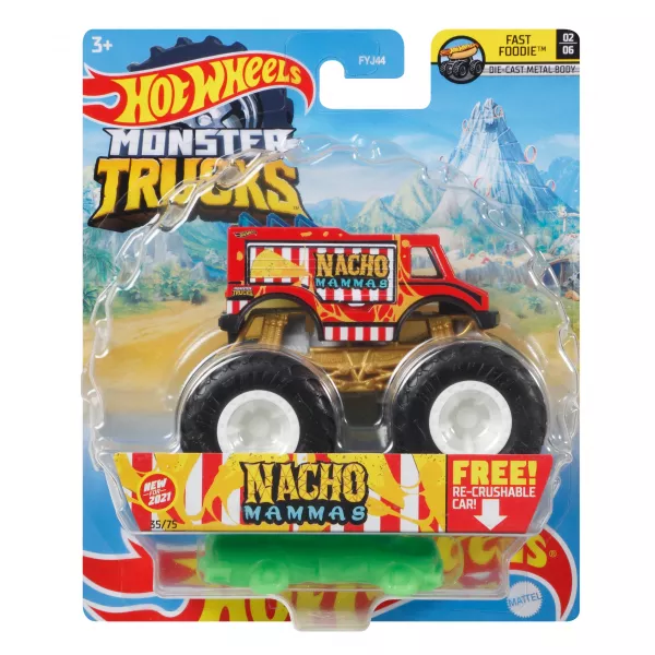 Hot Wheels Monster Truck: Mașinuța Nacho Mammas
