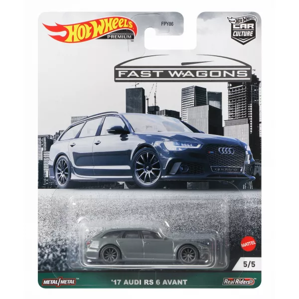 Hot Wheels Car Culture: Fast Wagons - 17 Audi RS 6 Avant