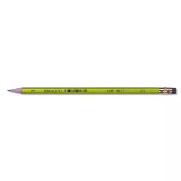 KOH-I-NOOR: 1372 creion grafit cu radieră - HB