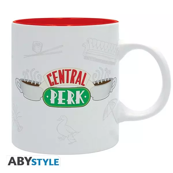 Friends: Cană ceramică cu inscripție Central Perk - 320 ml