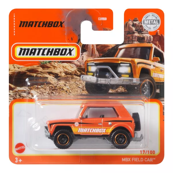 Matchbox: MBX Field Car kisautó - narancssárga