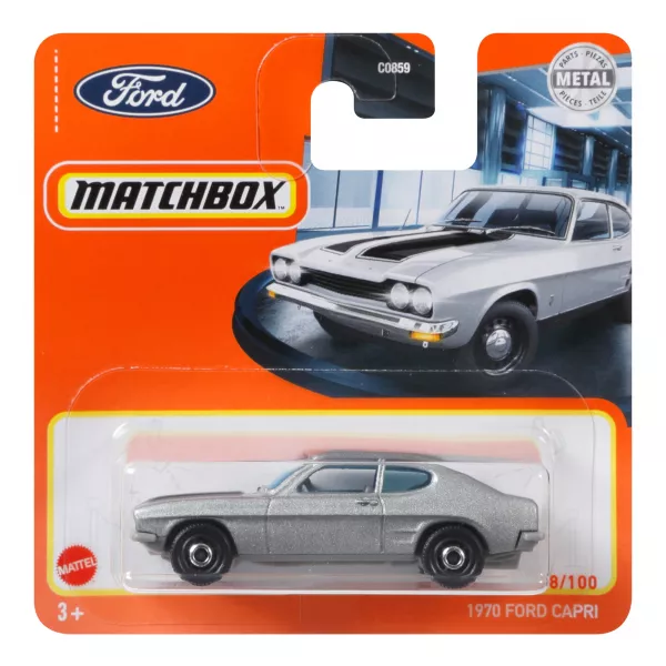 Matchbox: 1970 Ford Capri kisautó - ezüst