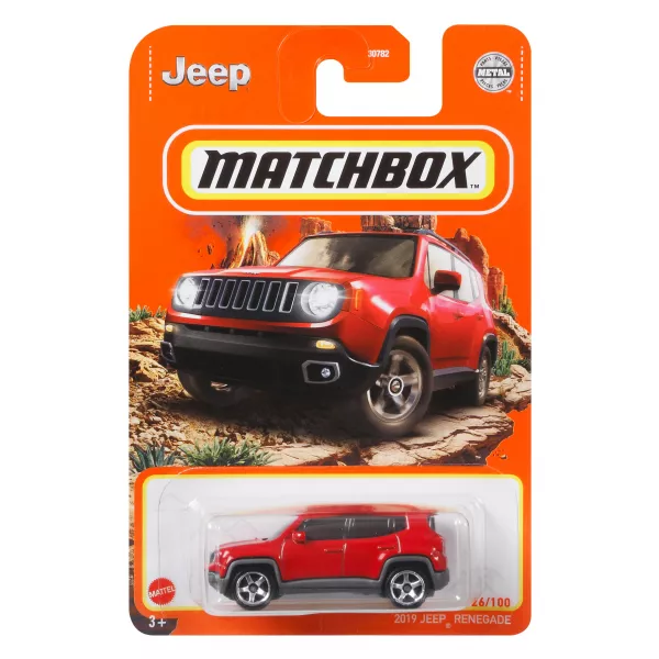 Matchbox: Mașinuță 2019 Jeep Renegade - roșu