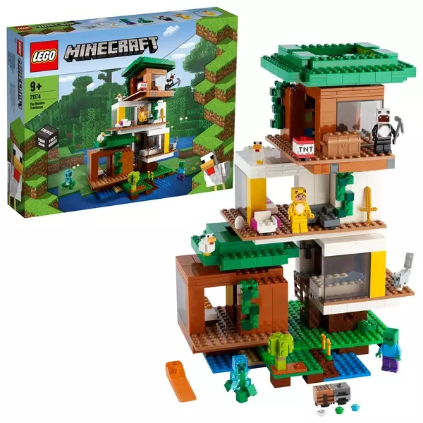 LEGO Minecraft: Căsuța din copac - 21174