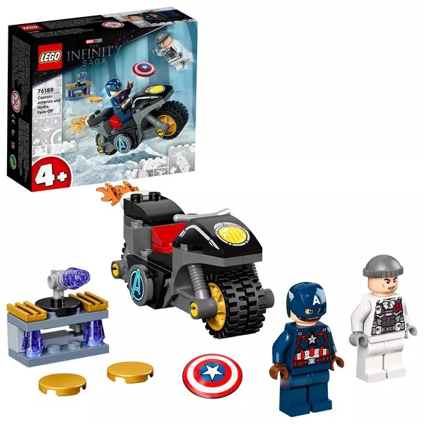 LEGO® Super Heroes: Amerika Kapitány és Hydra szemtől szembe 76189