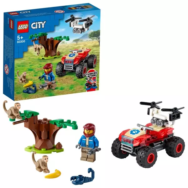 LEGO® City Wildlife: Vadvilági ATV mentőjármű 60300