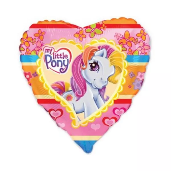 Szív alakú My Little Pony fólia lufi - 45 cm