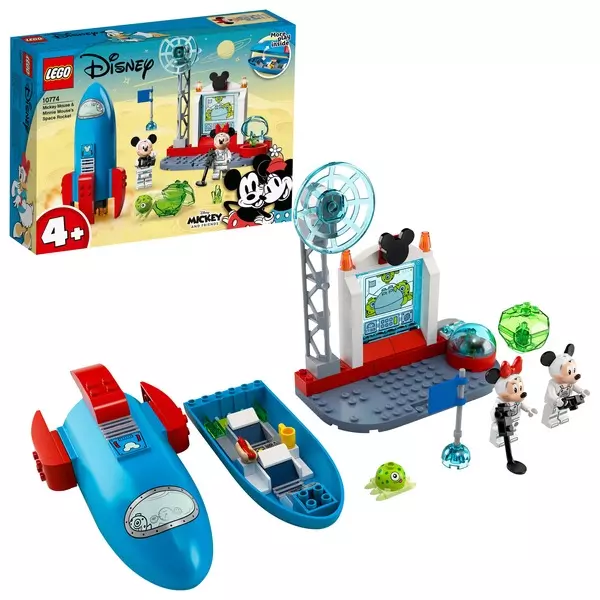 LEGO Disney: Mickey and Friends Racheta spațială a lui Mickey Mouse și Minnie Mouse - 10774