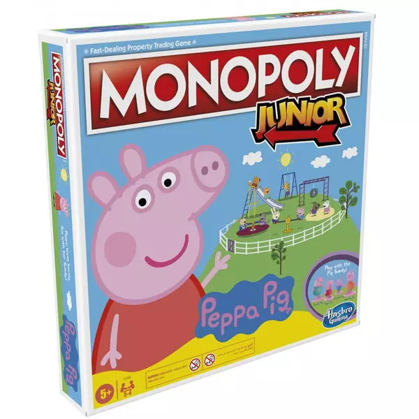 Monopoly Junior: Peppa Pig - joc de societate în lb. maghiară