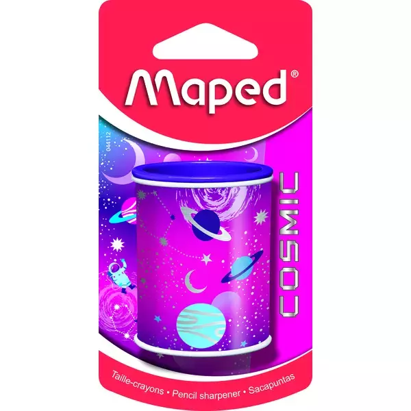 MAPED: Cosmic kétlyukú, tartályos hegyező - rózsaszín