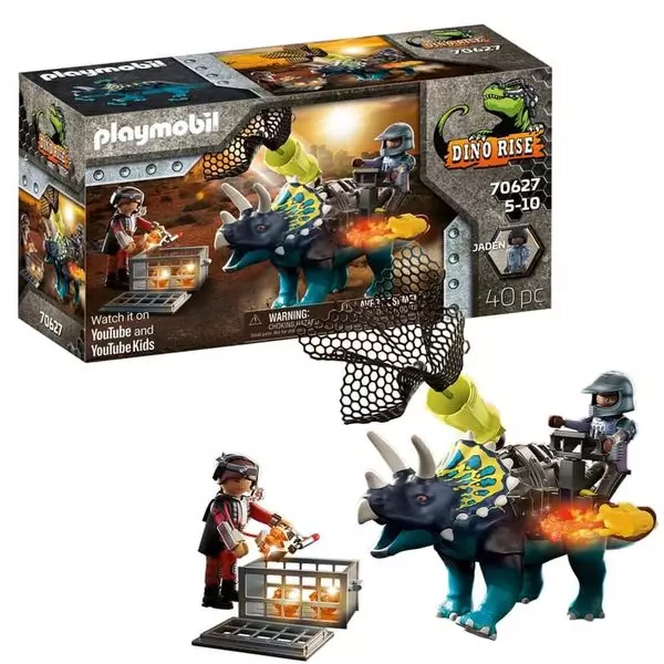 Playmobil: Triceraptos - Bătălia pentru piatra legendară - 70627