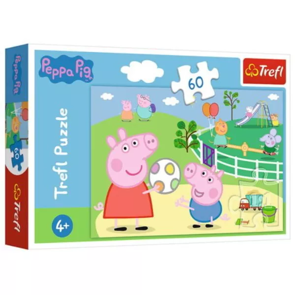 Trefl: Peppa Pig Distracție veselă - puzzle cu 60 piese