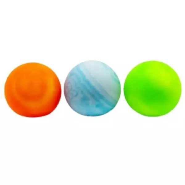 Puha Stresszoldó labda, 7 cm - többféle
